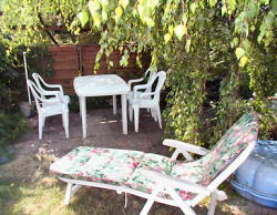 Gera Privatzimmer Oehme: Terrasse